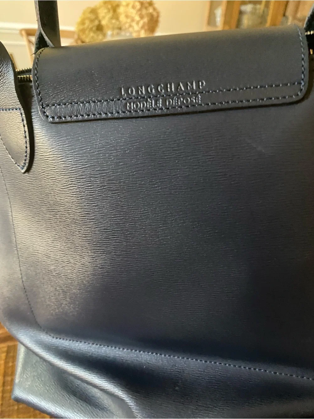 Le Pliage City Large Coated Canvas Tote Bag - Picture 2 of 4
